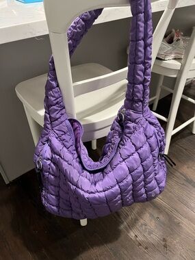 FP Movement by Free People Quilted Purple Shoulder Bag